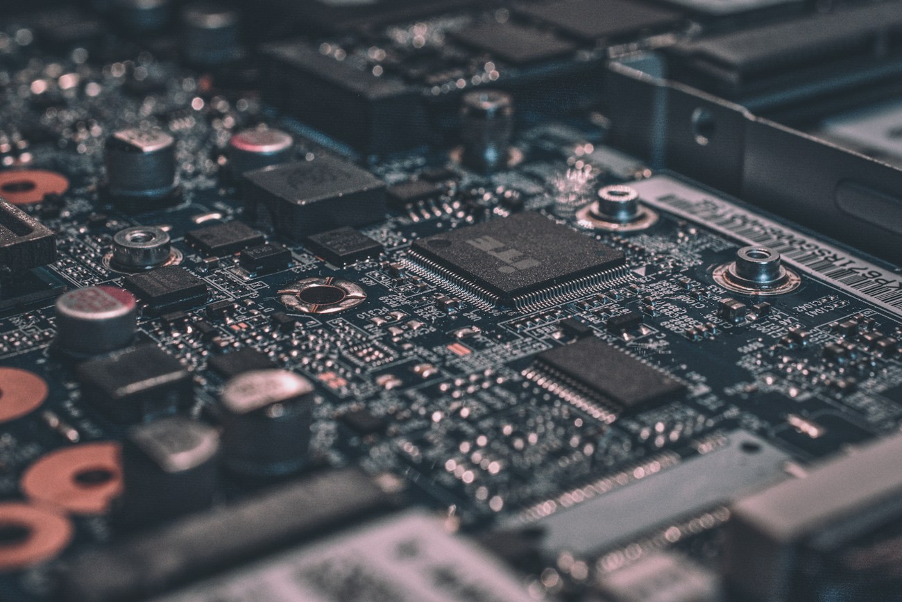 Semiconductor technology sector illustration